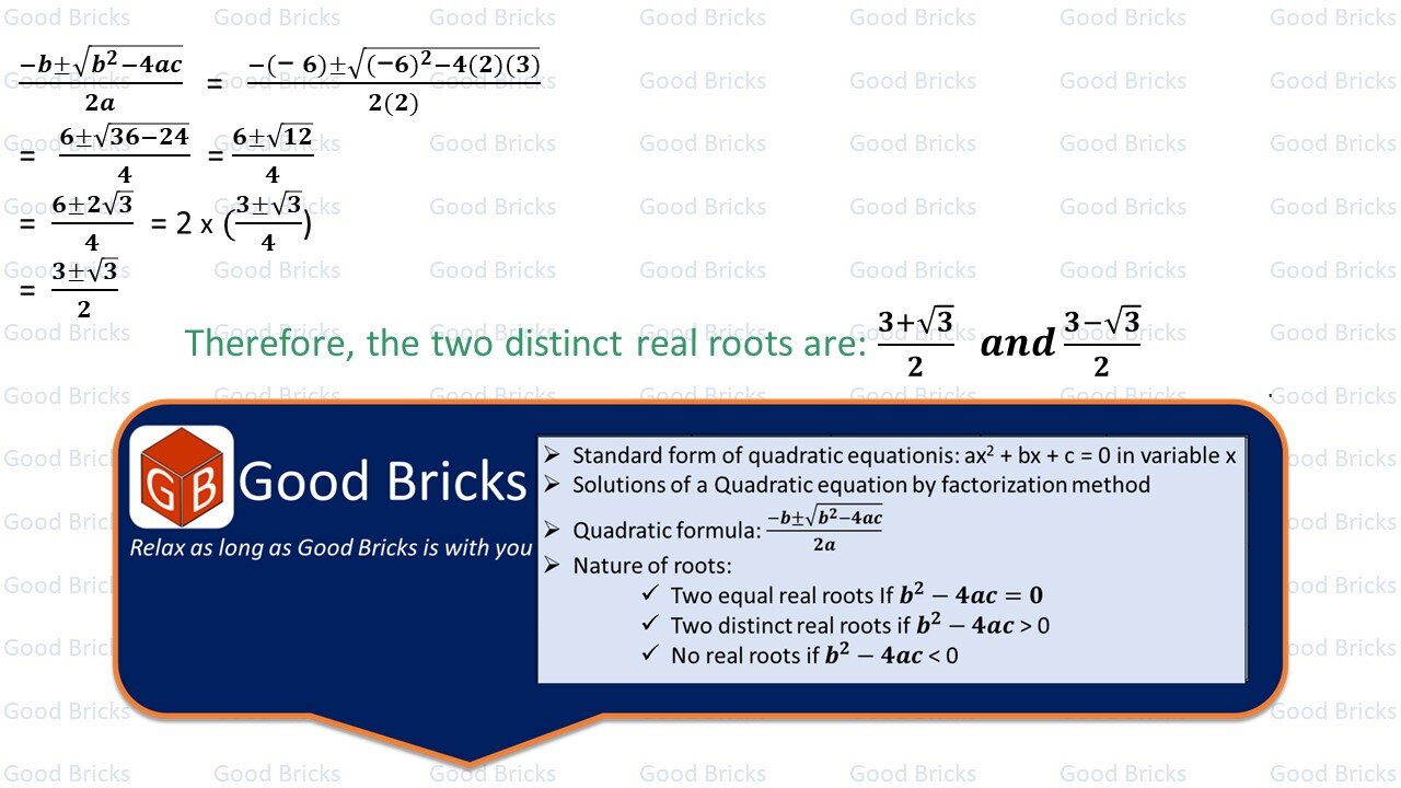 Chapter-4-Quadratic Equations-exercise4.3-1(iii)