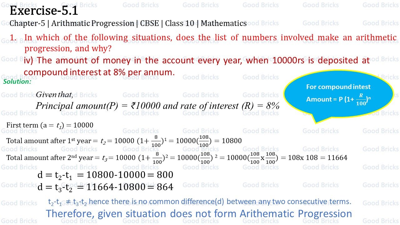 Chapter-5-Arithmatic Progression-exercise5.1-1(iv)